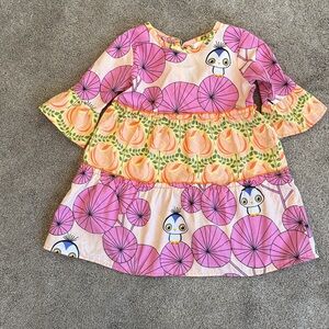 Right Bank Babies- Owl and Floral Dress